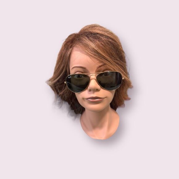 Ray-Ban RB3025 Aviator Sunglasses with Gold Frame Grey Lenses - Picture 7 of 8